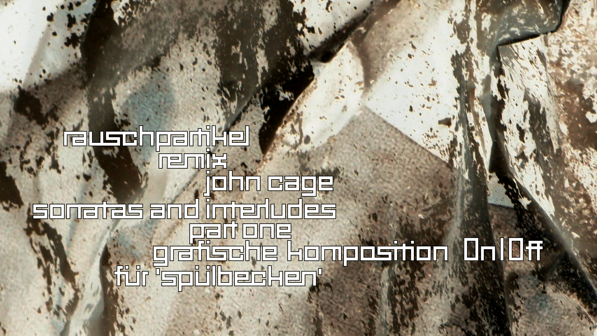 2021-01-30 Wasser in der Sple II (Remix John Cage 'Sonatas & Interludes', On-Off) (Komposition, Remix, Recording, Foto)